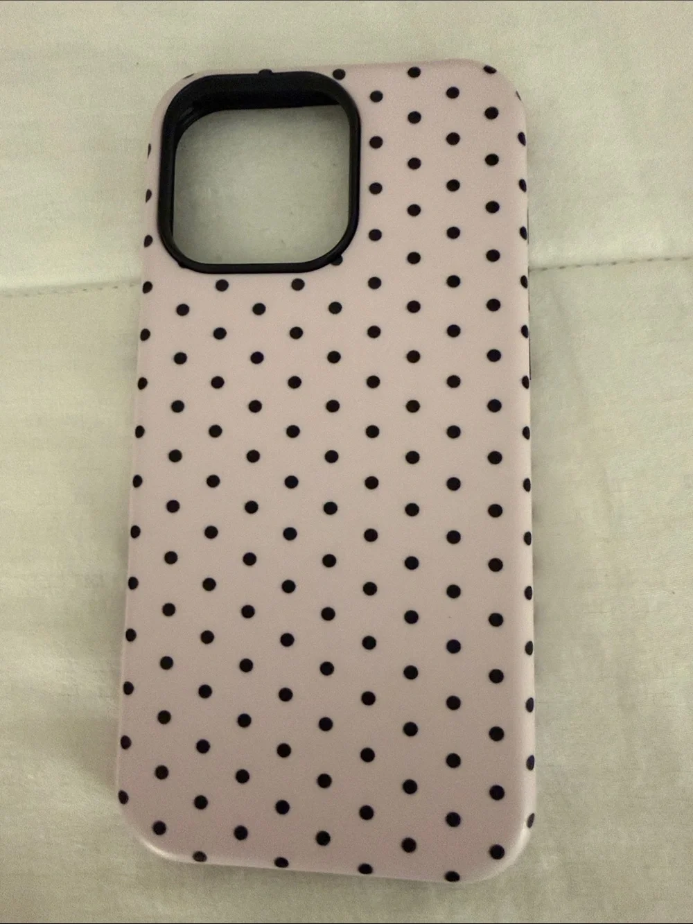 Pink and Navy Polka Dot Phone Case Set - IPHONE 16 PRO MAX